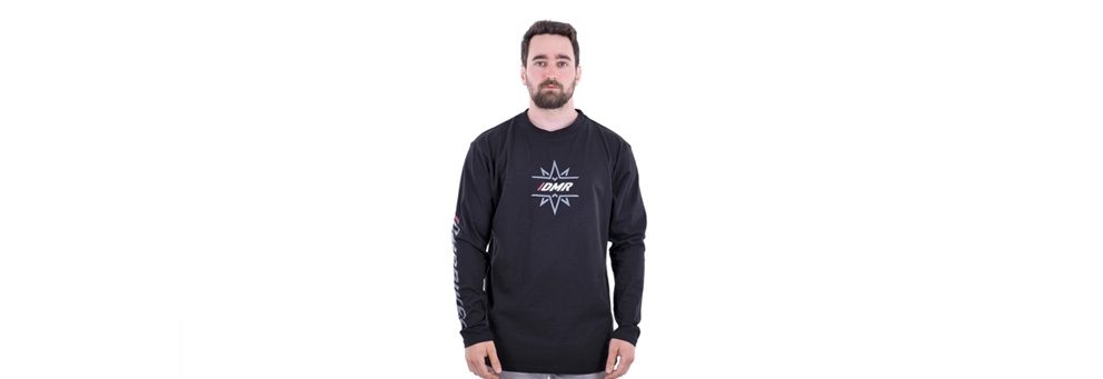 DMR Trailstar Long Sleeve - Casual MTB T-Shirt - Black