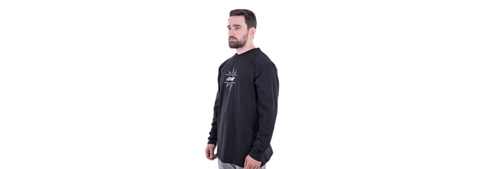 DMR Cycle Clothing - Trailstar Long Sleeve - Casual MTB T-Shirt - Black
