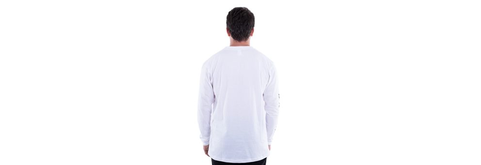 DMR - Clothing - Long Sleeve mountain bike t-shirt- Trailstar - White